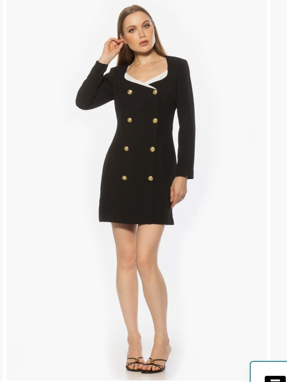 Alexia Admor Zuri Black Mini Dress Size 4 NWT